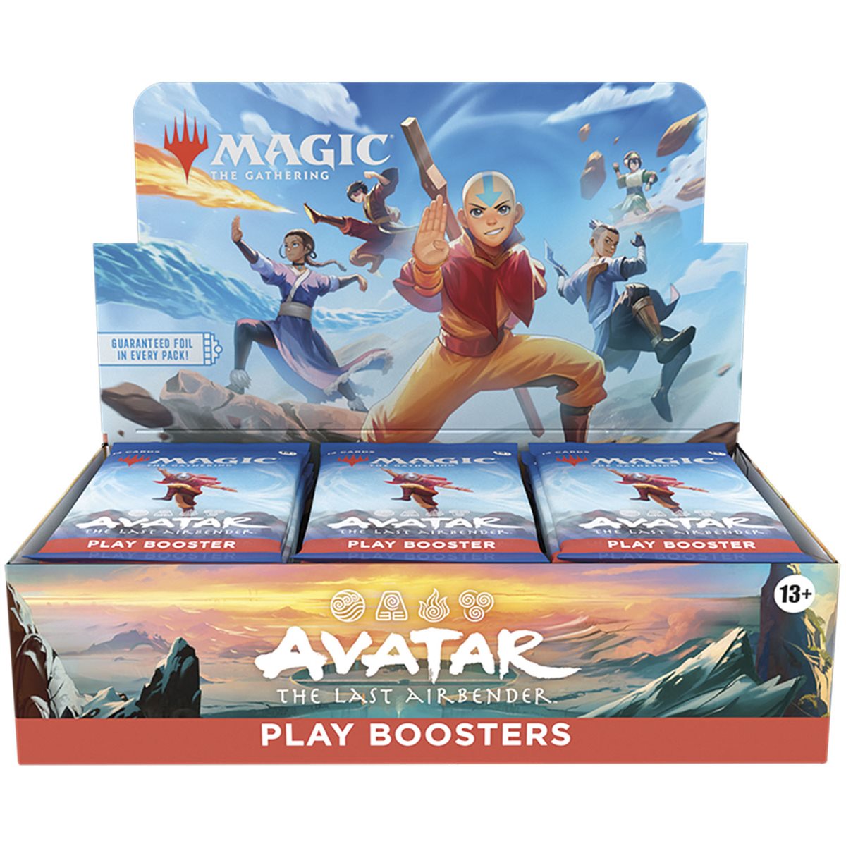 Tariffs Applied1 1 1 CAD $145.14 /C4CAD $145.14 195166290409 Magic: The Gathering - Avatar the Last Airbender - Play Booster Display (30 units) (EN) ^ Nov . 2025 - view 2